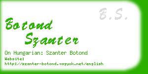 botond szanter business card